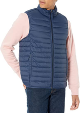 Load image into Gallery viewer, Essentials Men&#39;s Lightweight Water-Resistant Packable Puffer Vest, Multipacks