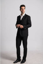 Load image into Gallery viewer, Men&#39;s Black Tuxedo Suit Slim Fit Blazer and Pants