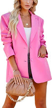 Load image into Gallery viewer, Women&#39;s Casual Long Sleeve Open Front Lapel Slim Work Office Blazer Jacket Suit