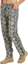 Load image into Gallery viewer, Men&#39;s Snakeskin Pants Stylish Casual PU Snake Print Nightclub Disco Vintage Trousers