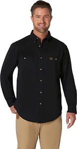 Workwear Men's Logger Twill Long Sleeve Workshirt