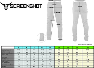 Mens Hip Hop Premium Slim Fit Track Pants - Athletic Jogger Bottom with Side Taping