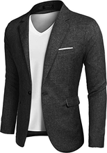 Load image into Gallery viewer, Men&#39;s Casual Suit Blazer Jackets Lightweight Sports Coats One Button