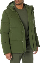 Load image into Gallery viewer, Essentials Men&#39;s Mid-Length Hooded Puffer