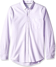 Load image into Gallery viewer, Essentials Men&#39;s Slim-Fit Long-Sleeve Pocket Oxford Shirt