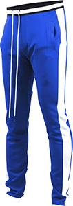 Mens Hip Hop Premium Slim Fit Track Pants - Athletic Jogger Bottom with Side Taping